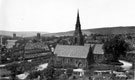 View of Burngreave Cemetery, St. Catherines R.C Church, Burngreave Road Wesleyan Chapel and Christ Church Pitsmoor