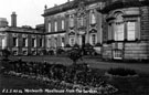 Wentworth Woodhouse, Wentworth, Rotherham, the ancestral home of Earl Fitzwilliam  from the gardens