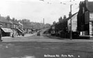 General view of shopping centre at the bottom of Bellhouse Road from Firth Park Road