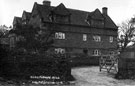 Woodthorpe Hall, Holmesfield. An L Shaped house with three gables on the South front. For many years a working farm. Former home of Mr and Mrs Shepley who restored the house and saved it from dereliction.