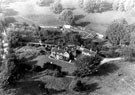 Totley Grove, Hillfoot Road, Totley. A fine property converted into two houses, around 1850. The stables and outbuildings are much earlier, suggesting an older house was built on the site. (Brelsford, Dore, page 18, suggests late 17th-early 18th cent