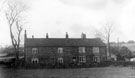 Carr Houses, Mayfield Road. At the time of the photograph, owned by Mrs. Flint of Tom Lane. Around 300 years old.