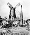 Artists impression of the windmill, Hill Top on Attercliffe Common about the time of the enclosure