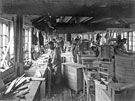 View: y02803 Furniture making, John Manuel and Son, upholsterers and cabinet makers, Carver Street