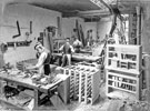 View: y02805 Furniture making, John Manuel and Son, upholsterers and cabinet makers, Carver Street