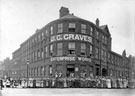 Employees outside J.G.Graves Ltd., electro plate spoon and fork manufacturer, Enterprise Works, St. Mary's Road and the junction with Shoreham Street (left)