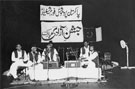 View: s27568 Musicians Inddp Maqbool Sabri Qawwl during celebrations at the Crucible Theatre to mark 50 years of Independence in Pakistan