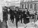 View: s28122 Guests arriving at the Cathedral for the Memorial Service for the loss of life aboard the Type 42 Class Destroyer HMS Sheffield destroyed in action during the Falklands War 1982