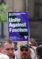 View: a00989 Unite Against Fascism at a protest against an English Defence League (EDL) visit to Sheffield