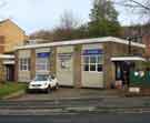 View: a01494 Salvation Army Church and charity shop, Sheffield Castle, junction of Duke Street and Manor Oaks Road, Park 