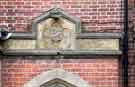 View: a03156 Carved stonework on Attercliffe Vestry Hall, No. 43 Attercliffe Common, birthplace of Sir Robert Hadfield