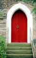 View: a03187 St Joseph's Roman Catholic Church door, Howard Hill