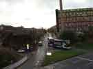 View: a03500 View from Park Square of Duke Street showing (right) Park Hill Flats