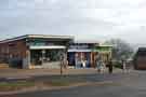 View: a03532 Shops on Montrose Road, Nether Edge showing Away We Go cafe, Rounds News, newsagents and Knab Farm Shop