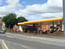 View: a03739 Shell petrol station, junction of Boston Street (foreground), Cemetery Road and Beeley Street, Sharrow