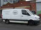 View: a03846 Delivery van for Nether Edge Pizza Company, No.92 Burton Road, Neepsend