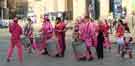 View: a03938 Drum band at Anti Fracking demonstration, Barkers Pool