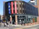 View: a04340 Co-op supermarket, No.2 Clarkson Street and junction with Glossop Road