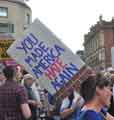 View: a04417 Sheffield Together Against Trump Demonstration, Barkers Pool