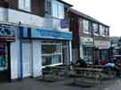 View: a04466 Shops on Sicey Avenue showing (l.to r.) No.12 The Codfather, fish and chip shop, No.10 The Easy Barber and No.8 K. D. G. Jewellers