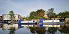 View: a04471 Sheffield Canal Basin with Straddle Warehouse in the background