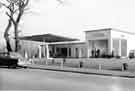 View: a04492 Petrol station across the road from Abbeydale Grammar School (corner of Hastings Road/Abbeydale Road South), late 1950s)