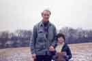 View: a04589 Bob Teasdale Senior with Robert Teasdale Junior, aged 7