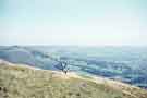 View: a04593 Bob Teasdale Senior, with his son Richard ascending Lose Hill, Derbyshire.