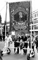 View: arc00045 Trade unionists' march through Sheffield prior to meeting to commemorate the 50th anniversary of the 1926 General Strike