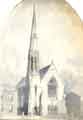 View: arc01223 West end of St Andrew's Presbyterian Church, Upper Hanover Street, c. 1855