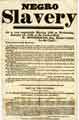 View: arc01403 Notice entitled 'Negro Slavery' - report of a very respectable [anti-slavery] meeting held on Wednesday, January 18, 1826, at the Cutlers Hall, H. Moorhouse in the Chair