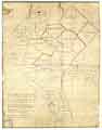 View: arc02657 Sketch of the fields (no house and gardens) shown on ACM/MAPS/SheD/728 belonging to The Farm as let to various tenants, 18th cent