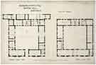 View: arc02950 Norton Hall, plan of stables (with electric lighting)