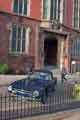 Classic car outside Firth Hall, University of Sheffield, Western Bank