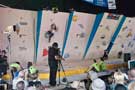 View: c03905 Bouldering at the Cliffhanger outdoor festival, Millhouses Park