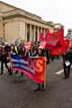 View: c03933 Barkers Pool, public sector workers strike and demonstration over planned changes to their pension scheme