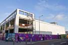 View: c04174 The Moor, new market building under construction (junction with Cumberland Street)