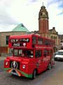 View: c04210 Olympic red bus (sponsored by Coca Cola),  Norfolk Street