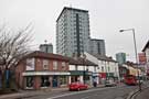 View: c04461 Harrison Cameras, Zeugma Turkish Restaurant, London Road with Lansdowne Flats behind