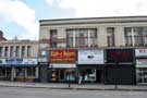 View: c04595 Marcway Models and Hobbies, Bab-e-Islam, Islamic Books and Gift Centre, The Cliffe Fish and Chips, and Desi Food Bar (No. 592), Attercliffe Road