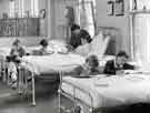 View: h00107 School teacher taking a class on children's ward, City General Hospital / Fir Vale Infirmary (latterly Northern General Hospital), Fir Vale