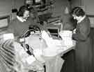 View: h00130 Display of work done by patients in Occupational Therapy Department, Fir Vale Infirmary (latterly Northern General Hospital), Fir Vale, c. 1950s