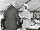 View: h00150 Nurses prizegiving, City General Hospital (latterly Northern General Hospital), Fir Vale. Nurse receiving prize from Dr William J. Clancy