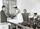 View: h00230 Preparing for the dedication of the Chapel, Nether Edge Hospital