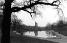 View: s29233 Boating lake and Firth Park clock tower pavilion, Firth Park Road