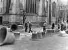 View: s31266 Sheffield Cathedral bells removed for die casting