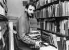 View: s31835 Richard Childs, Archivist, in Strong Room No.3, Central Library, Surrey Street