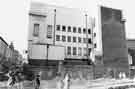 View: s31854 Graves Art Gallery and Central Library from Arundel Gate during alterations to create a new service entrance; Surrey Street can be seen to the left