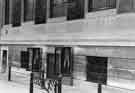 View: s31855 Graves Art Gallery and Central Library, Surrey Street showing Tudor Square frontage with telephone kiosks