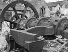 Jessop tilt hammers, Abbeydale Works, former premises of W. Tyzack, Sons and Turner Ltd., manufacturers of files, saws, scythes etc., prior to restoration and becoming Abbeydale Industrial Hamlet Museum 